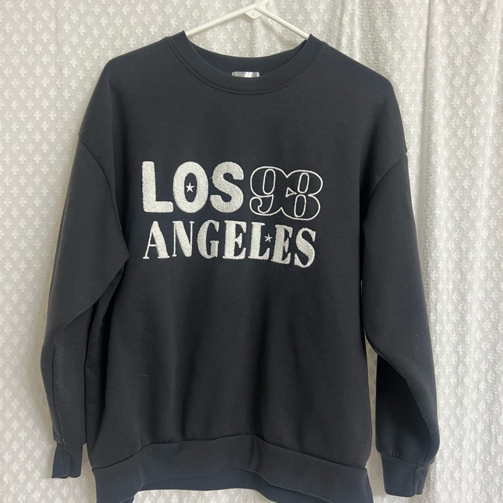 Black Los Angeles Graphic Sweatshirt